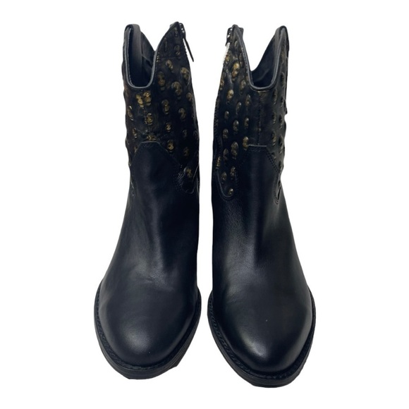 NWOT Modern Vice Women’s Scully Black Leather Ankle Boots - Picture 13 of 13